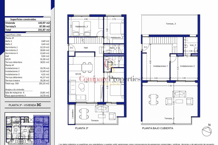 Nueva construcción  - Duplex and Penthouses - Villajoyosa