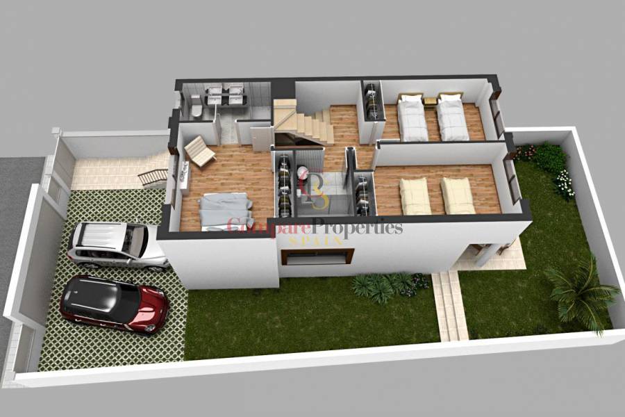 Nieuwe constructie - Semi-Detached Villa - Polop - Zona centro
