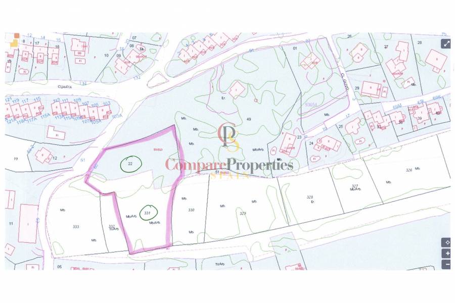 Sale - Plot - Moraira - La Cometa