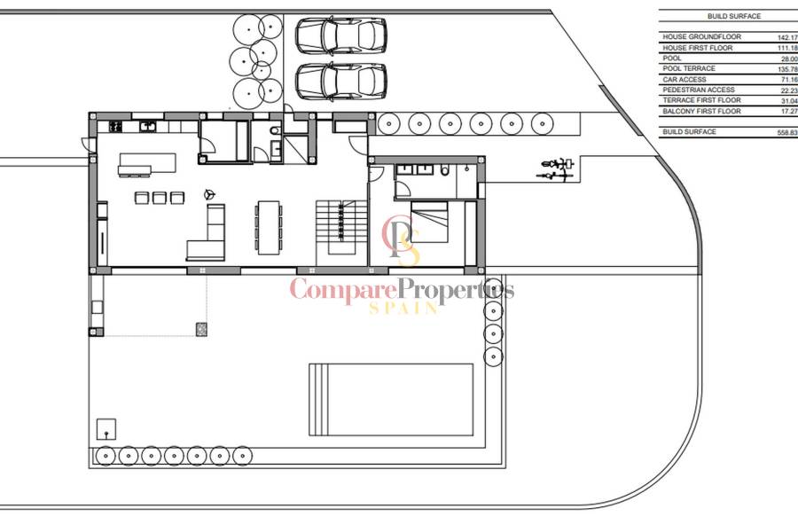 New Build - Villa - Moraira - Benimeit