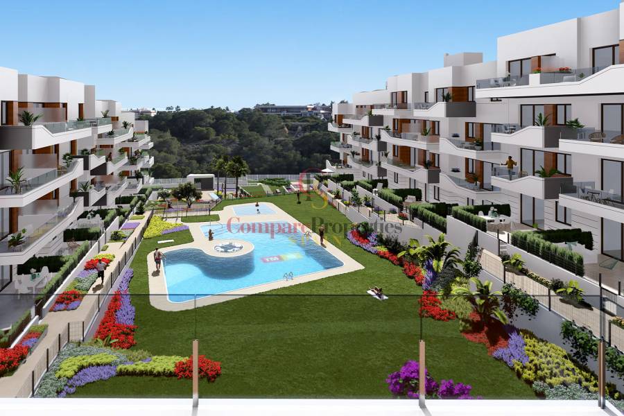 Sale - Apartment - Beach apartments in Villamartin with 2 or 3 bedrooms and community pools and large common areas