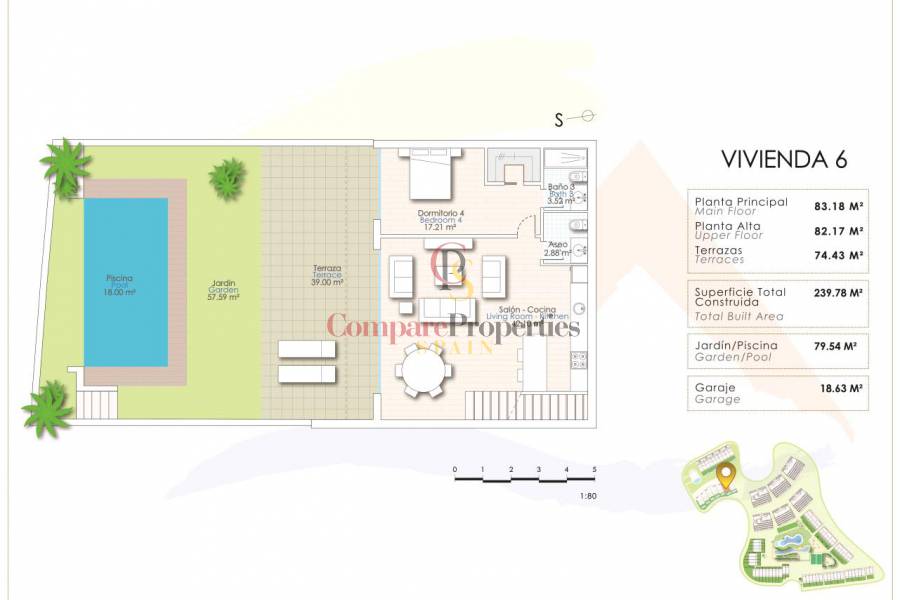 Venta - Semi-Detached Villa - Finestrat